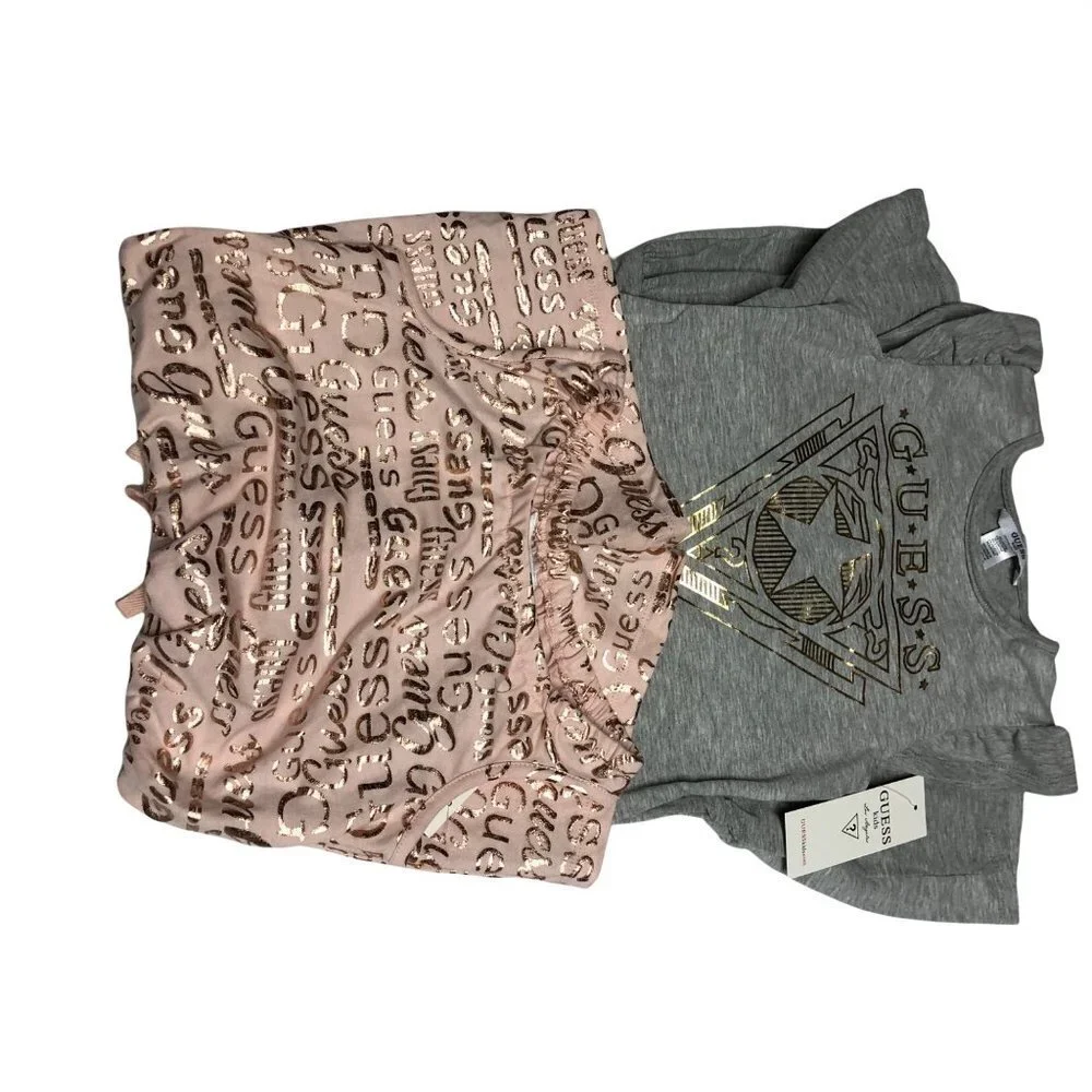 GUESS GIRLS SET OF 2, DRESS‎ & ROMPER SZ 5 NEW WITH TAG